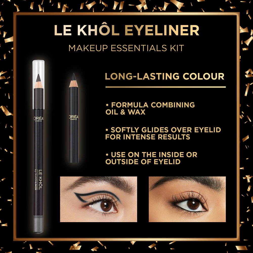 Product Information on Le Khôl Eyeliner included in Makeup Essentials Holiday Gift Set